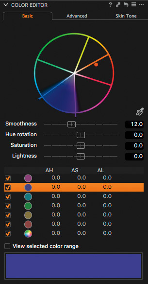 The Color Editor overview - Capture One