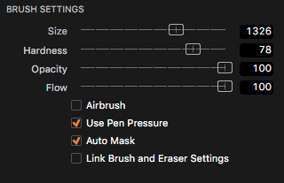 Click-and-hold the brush button (either in the Cursor Tools toolbar or in the Local Adjustments tool panel) to open its options menu.