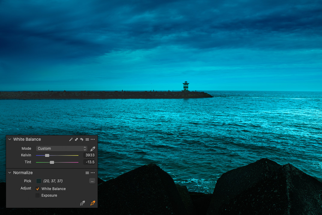 Using Normalize to copy color grading with Capture One