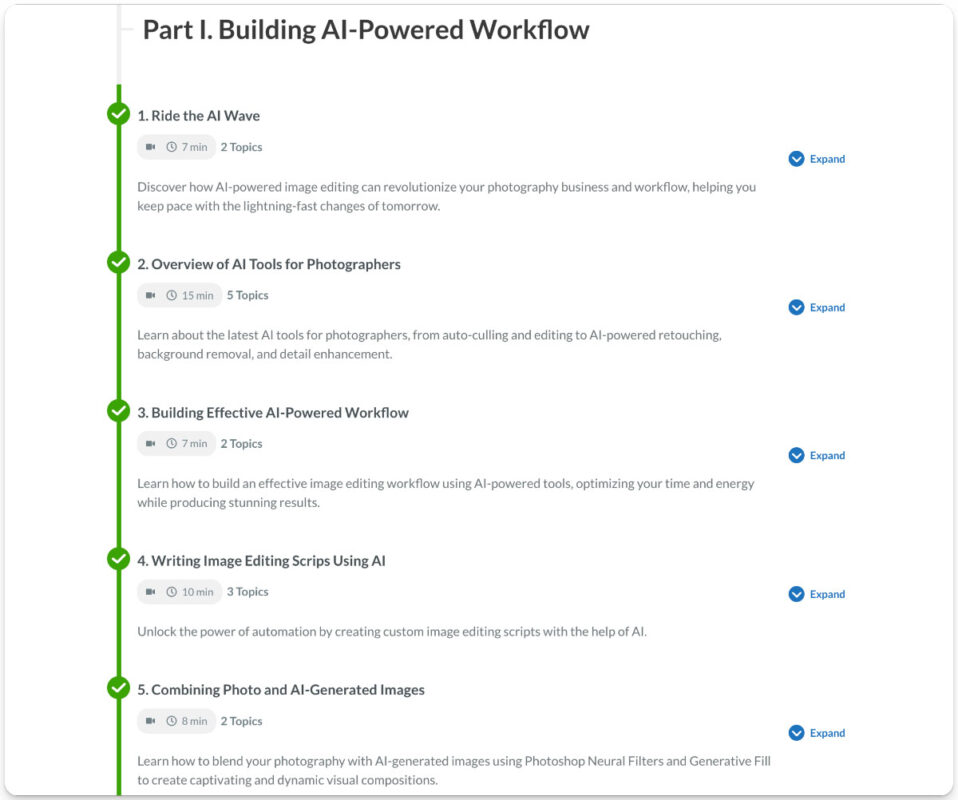 AI-Powered Workflow for Photographers Video Course