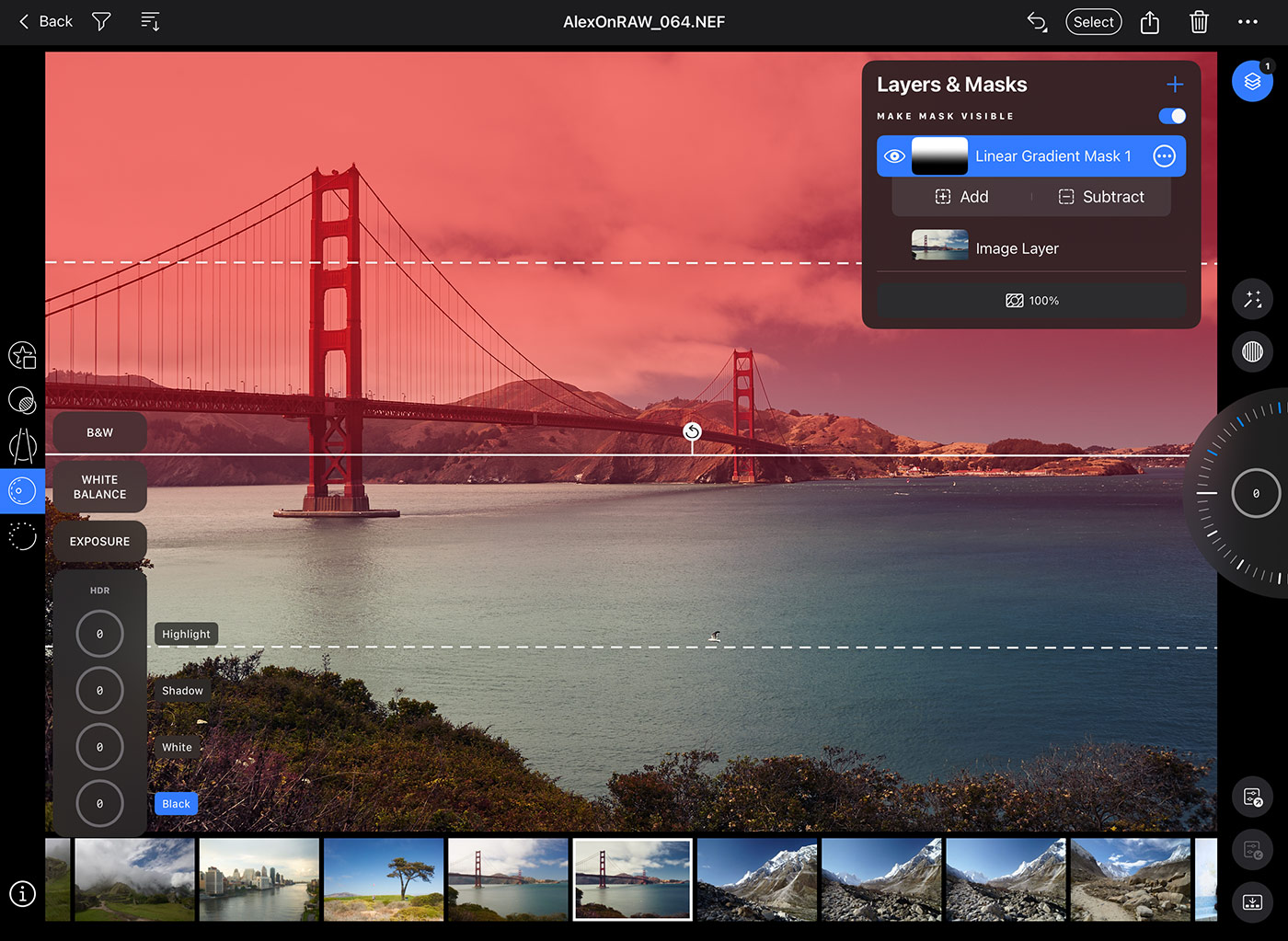 Capture One Mobile Layer and Masks