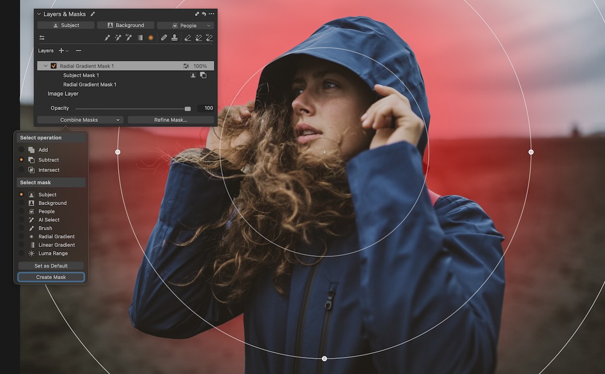 Capture One 16.7 Combine Masks