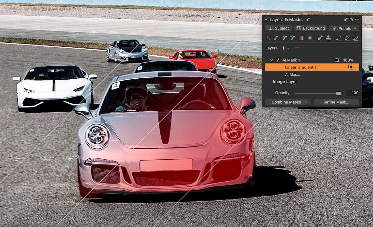 Capture One 16.7 Intersect masks