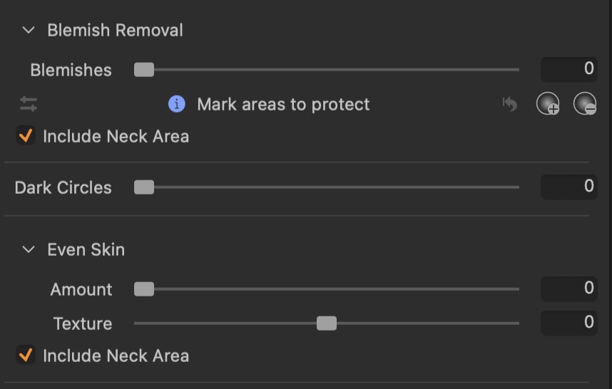 Capture One 16.7 Neck Area Retouch